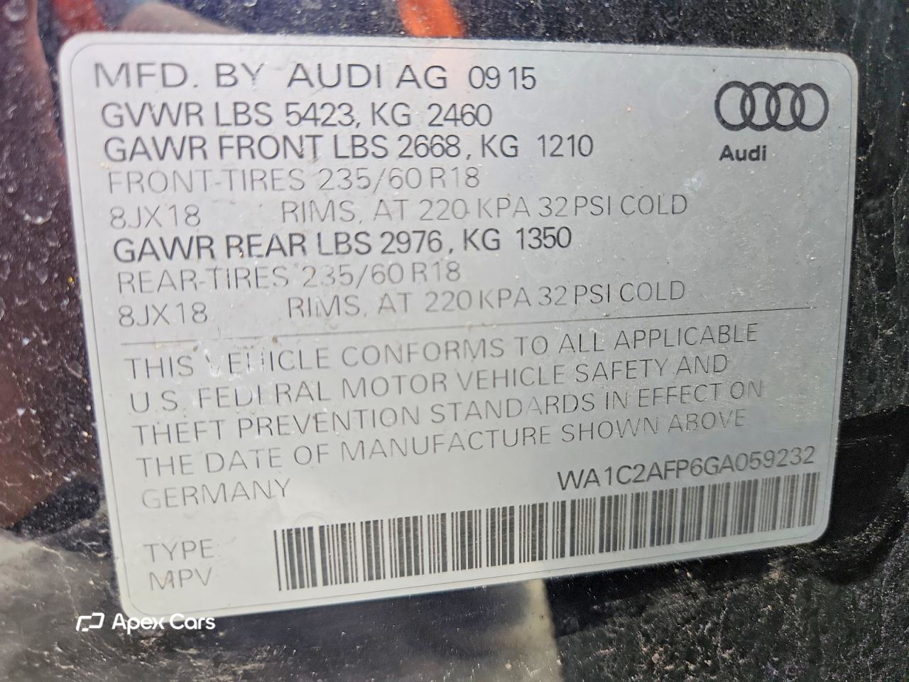 Audi Q5 2016
