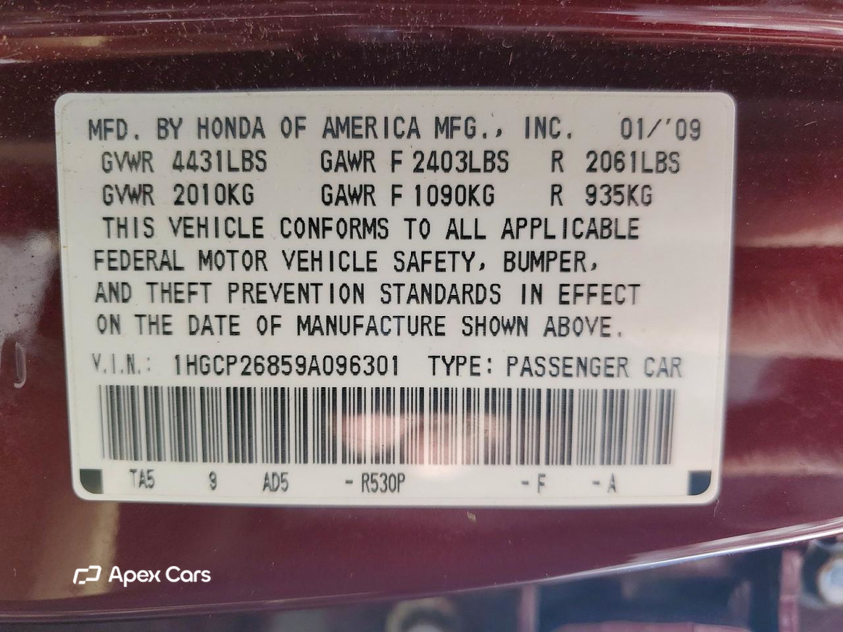 Honda Accord 2009