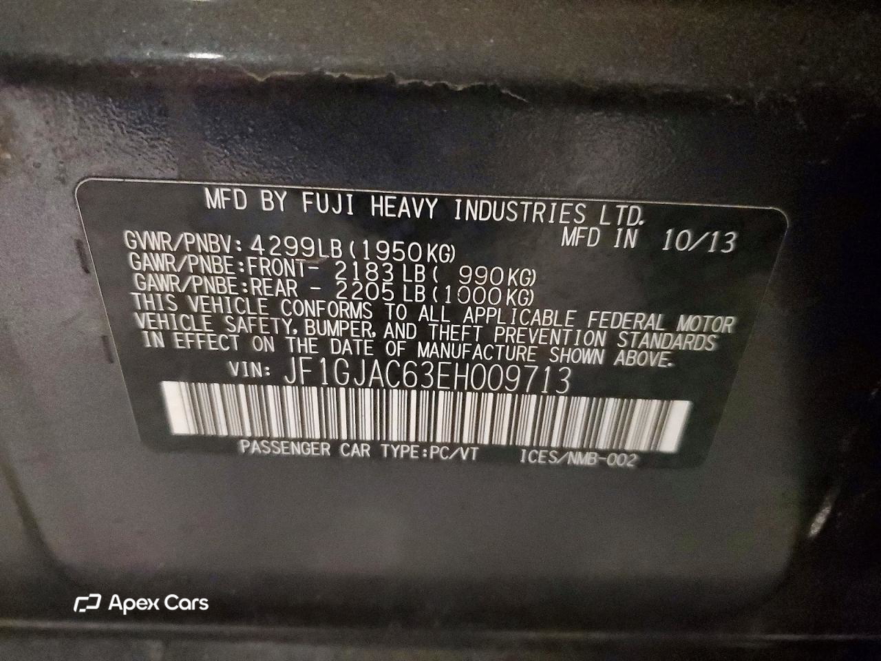 Subaru Impreza 2014