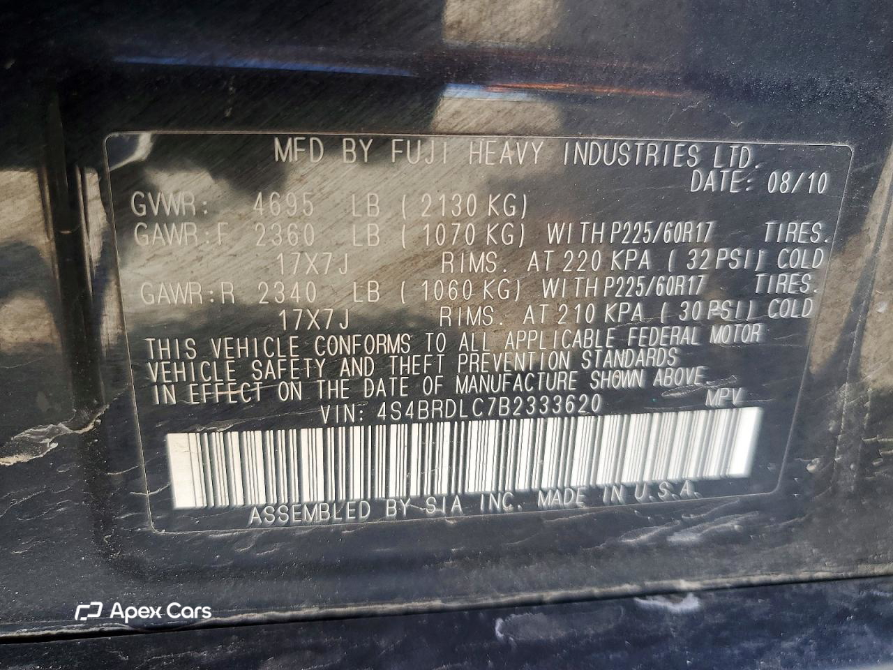 Subaru Outback 2011