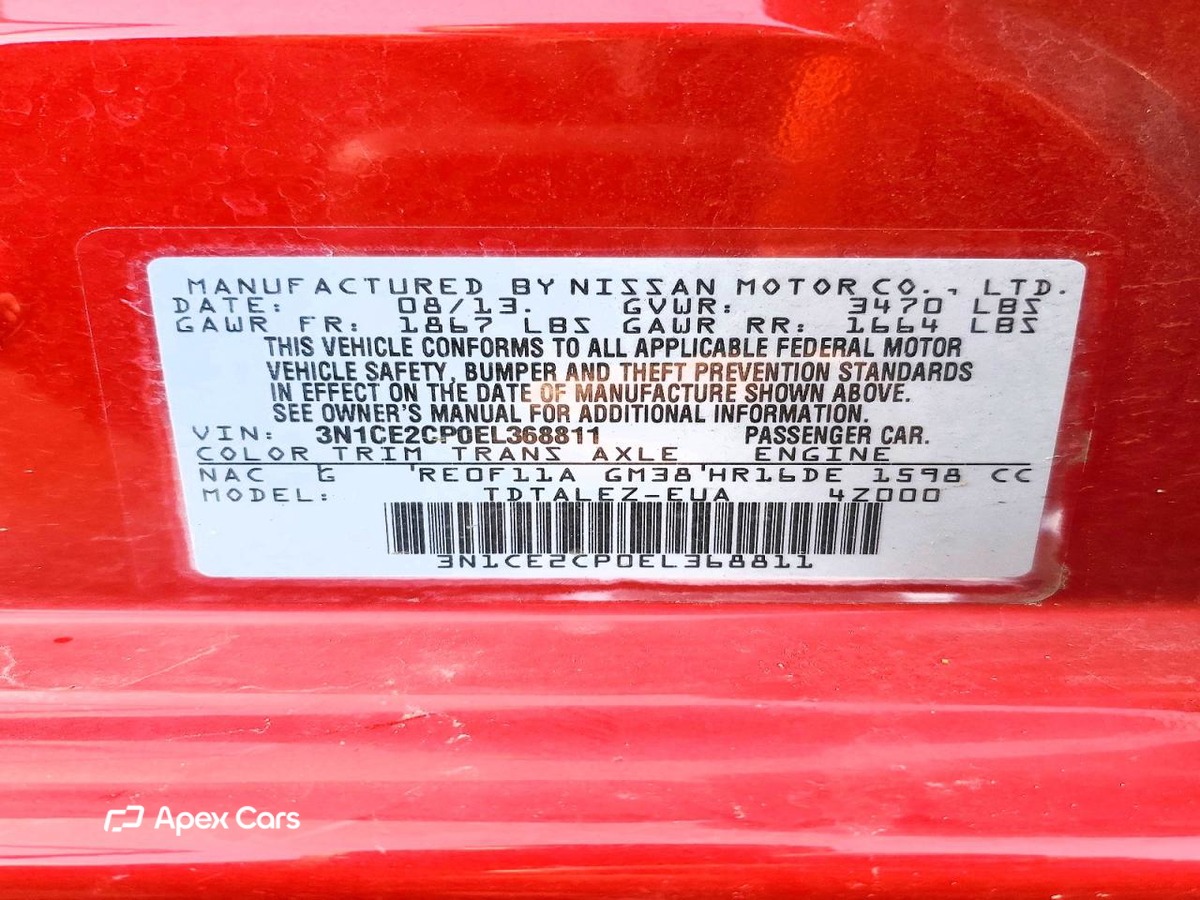 Nissan Versa 2014