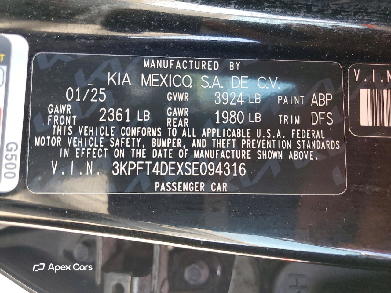 Kia K4 2025