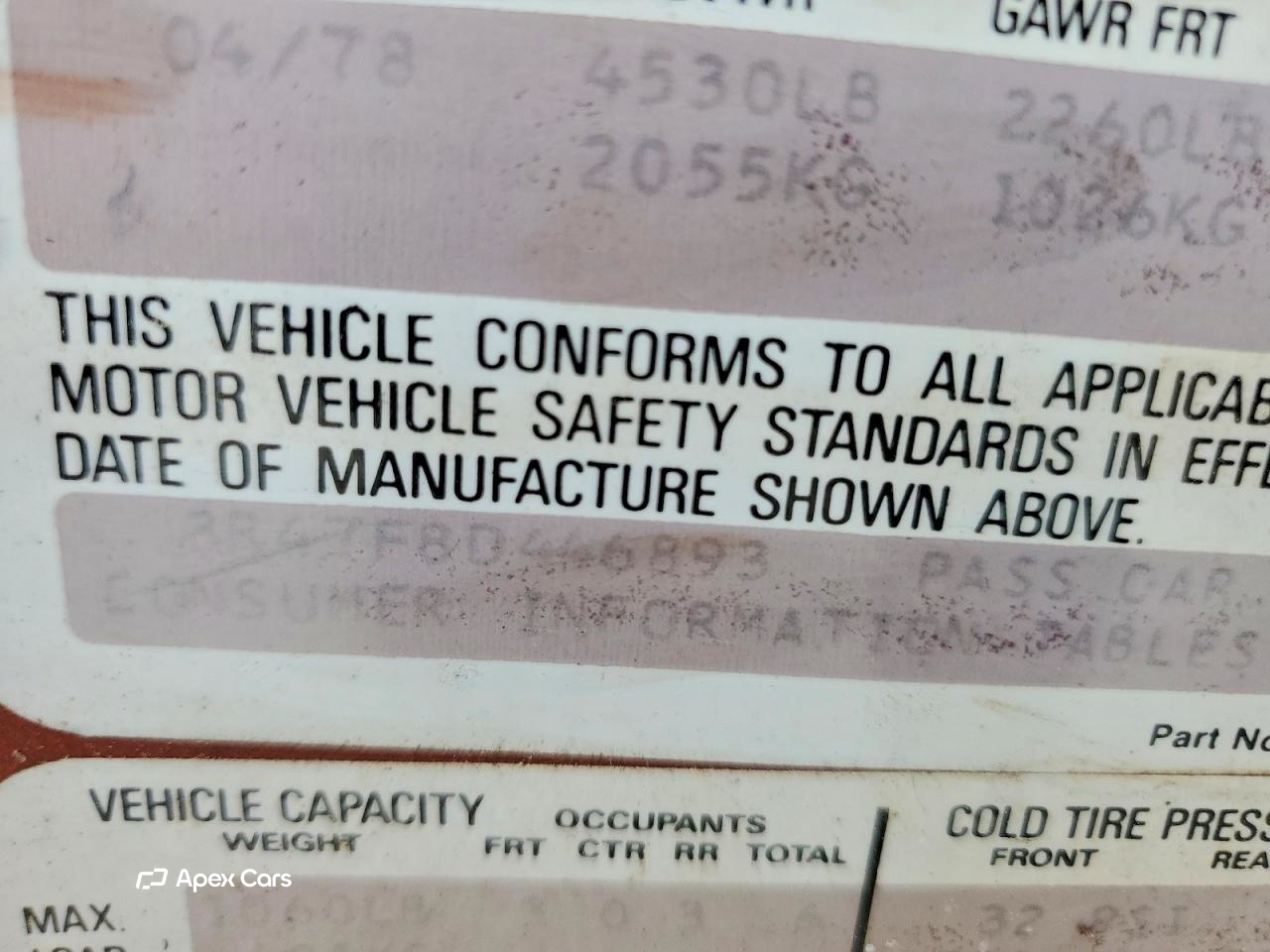 Oldsmobile Cutlass 1978