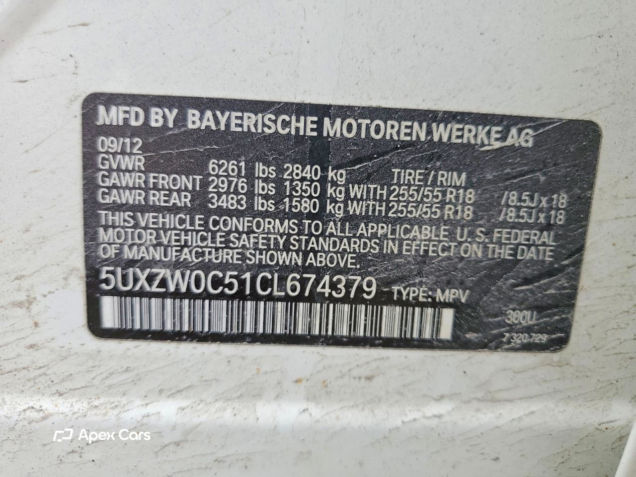 BMW X5 2012