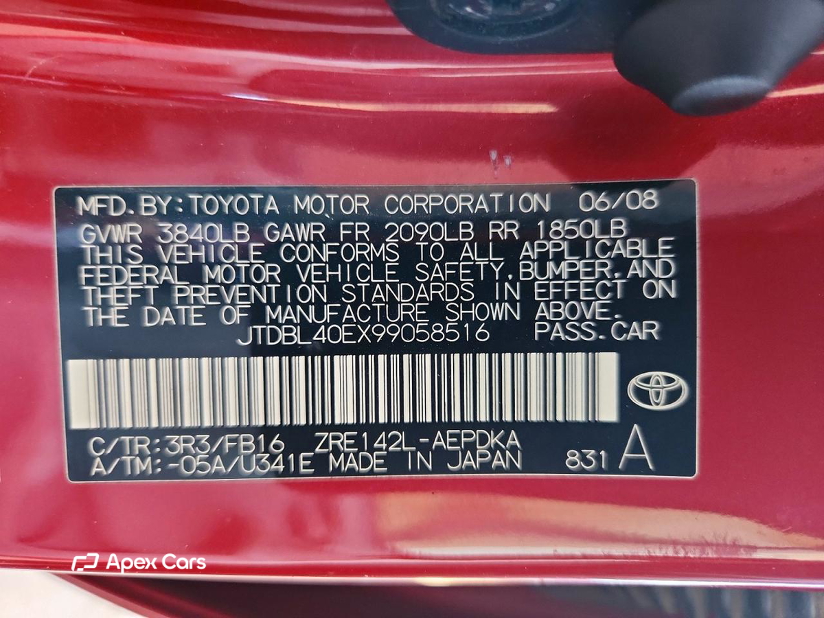 Toyota Corolla 2009
