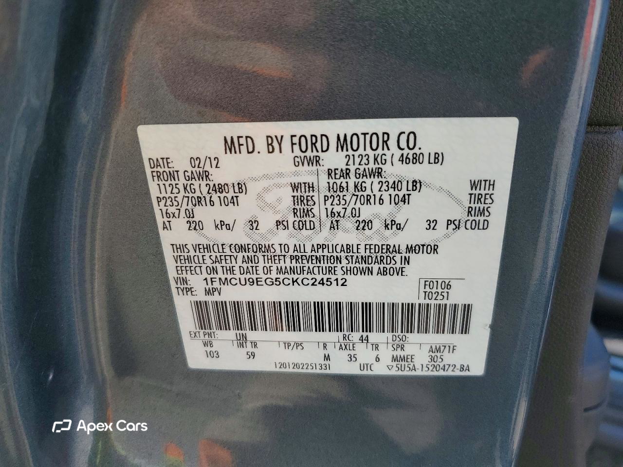 Ford Escape 2012