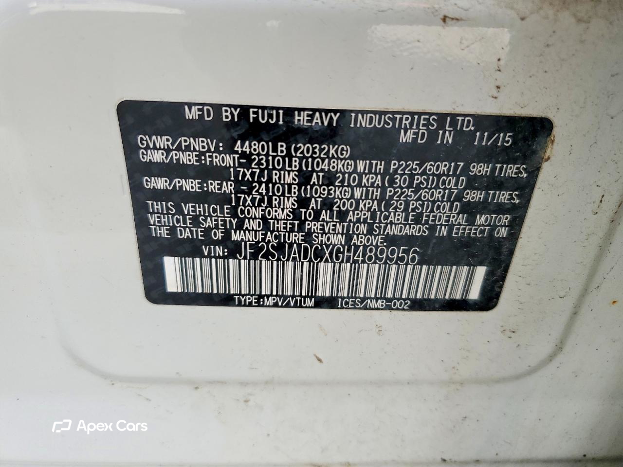 Subaru Forester 2016