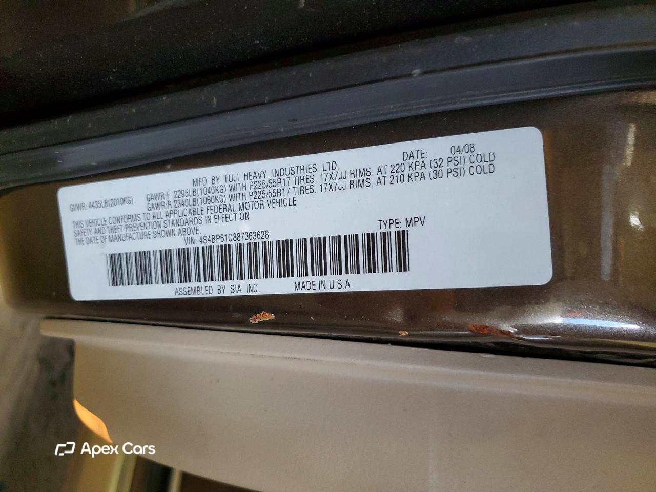Subaru Outback 2008