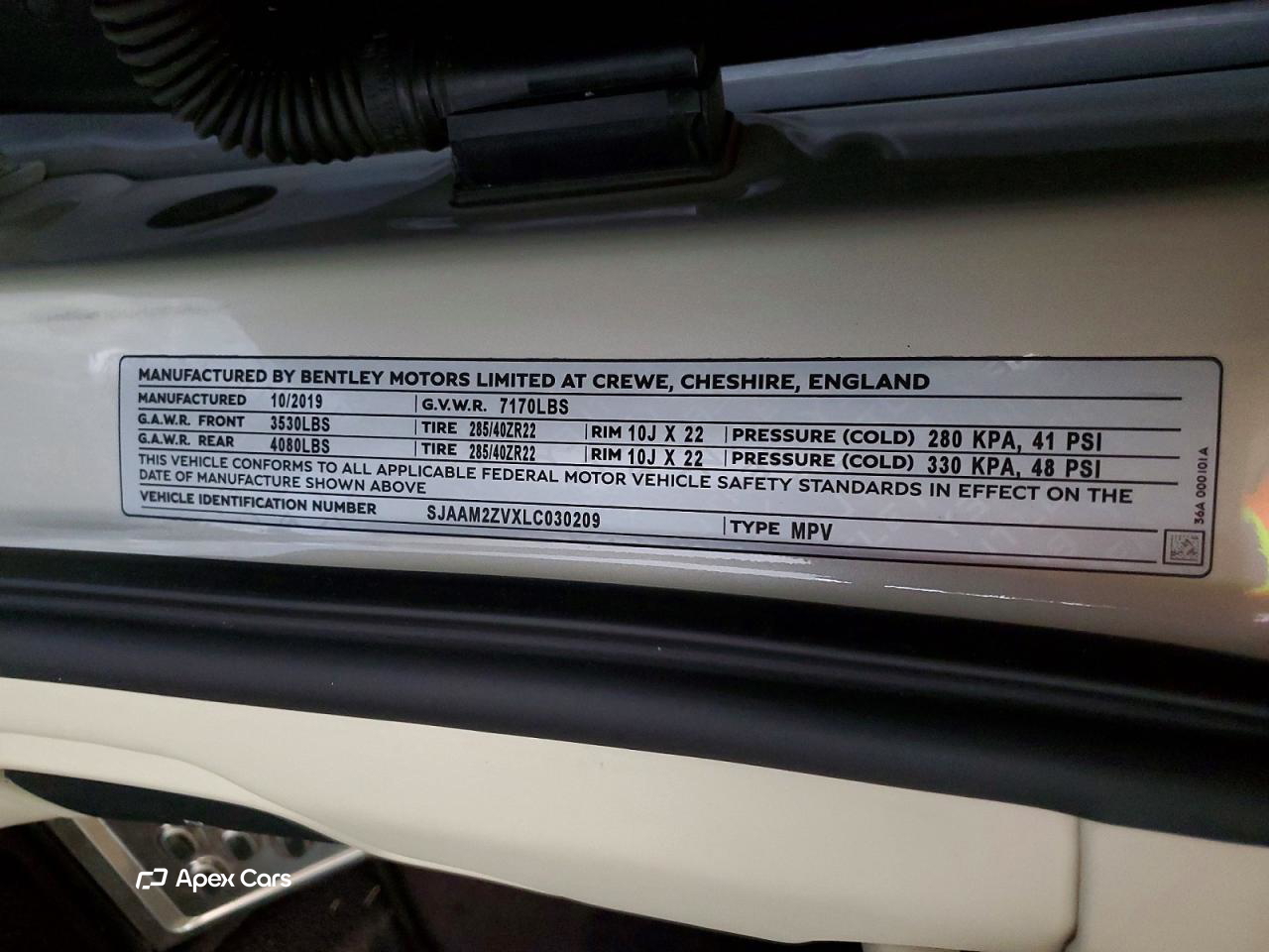 Bentley Bentayga 2020