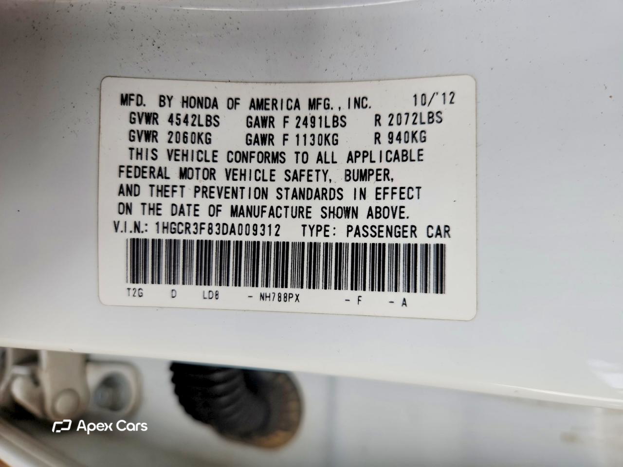 Honda Accord 2013