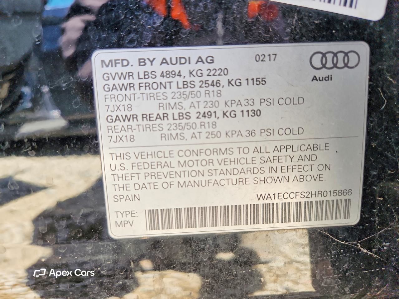 Audi Q3 2017