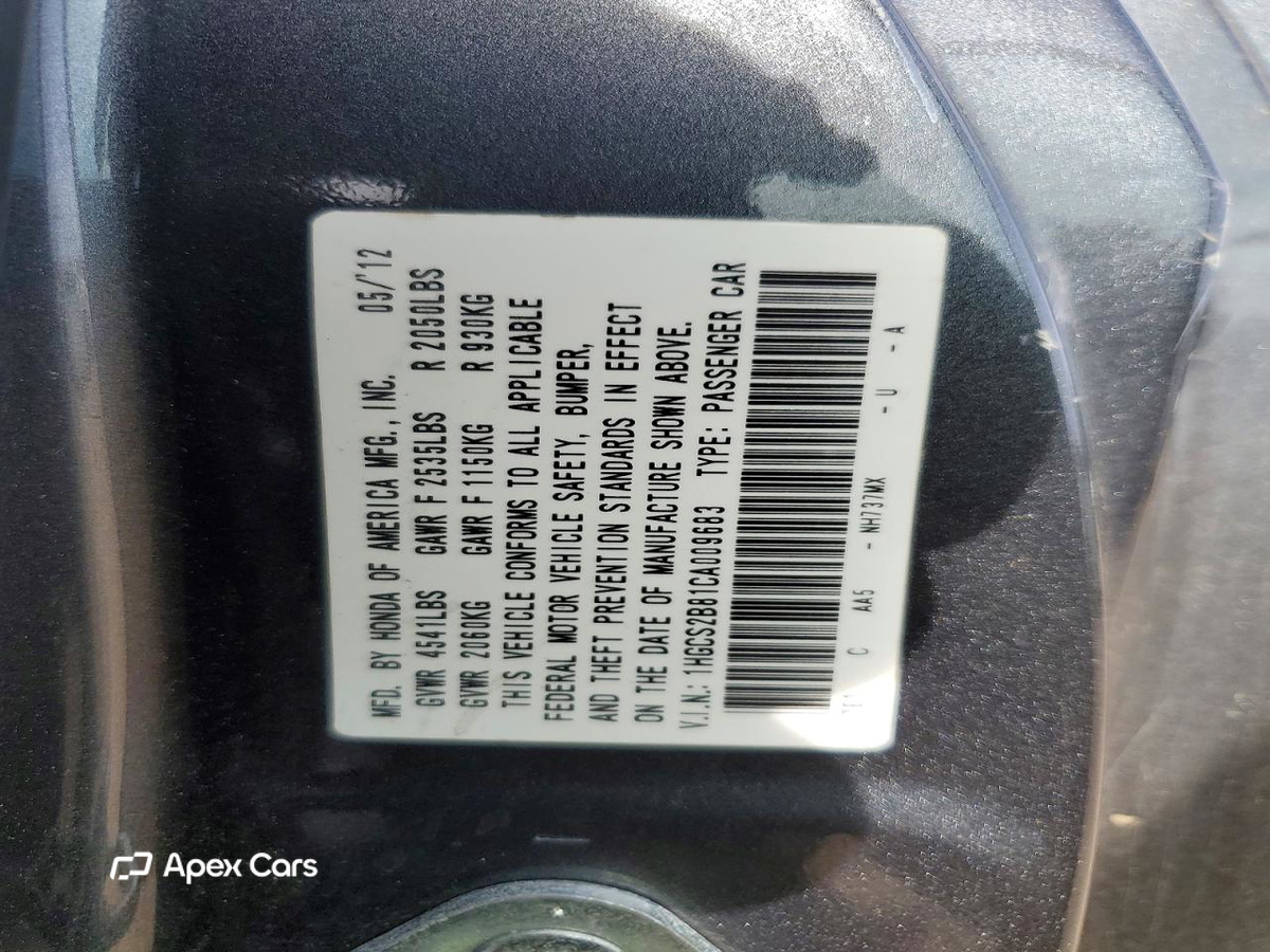 Honda Accord 2012