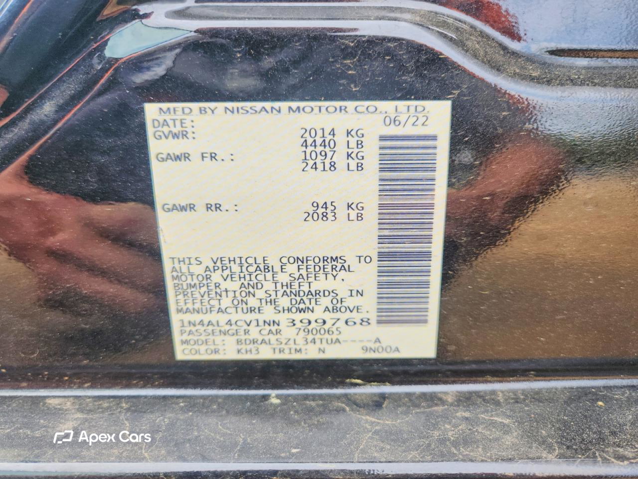 Nissan Altima 2022