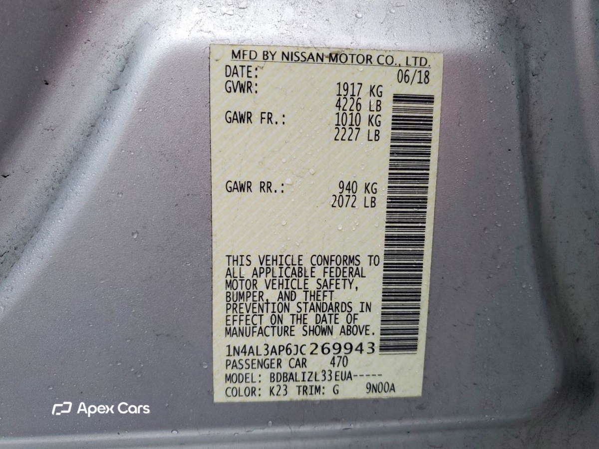 Nissan Altima 2018