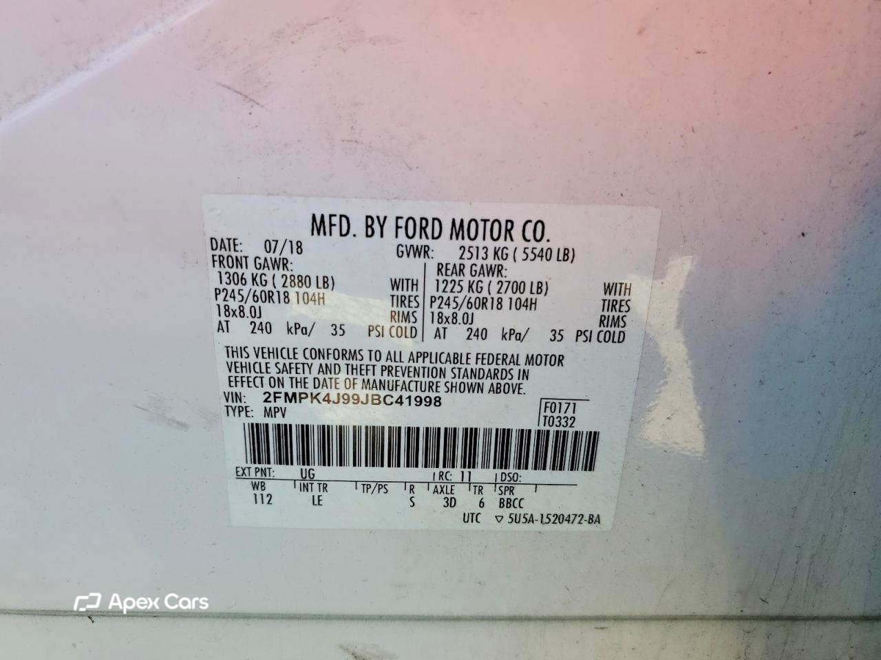 Ford Edge 2018