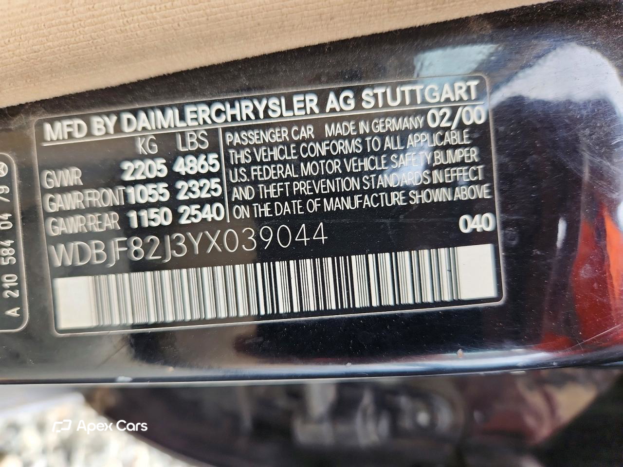 Mercedes-Benz E-klasse 2000