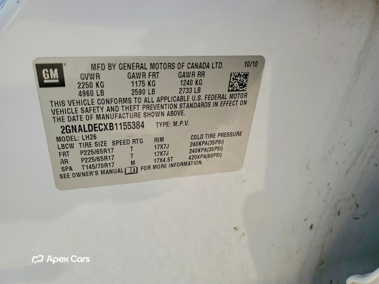 Chevrolet Equinox 2011