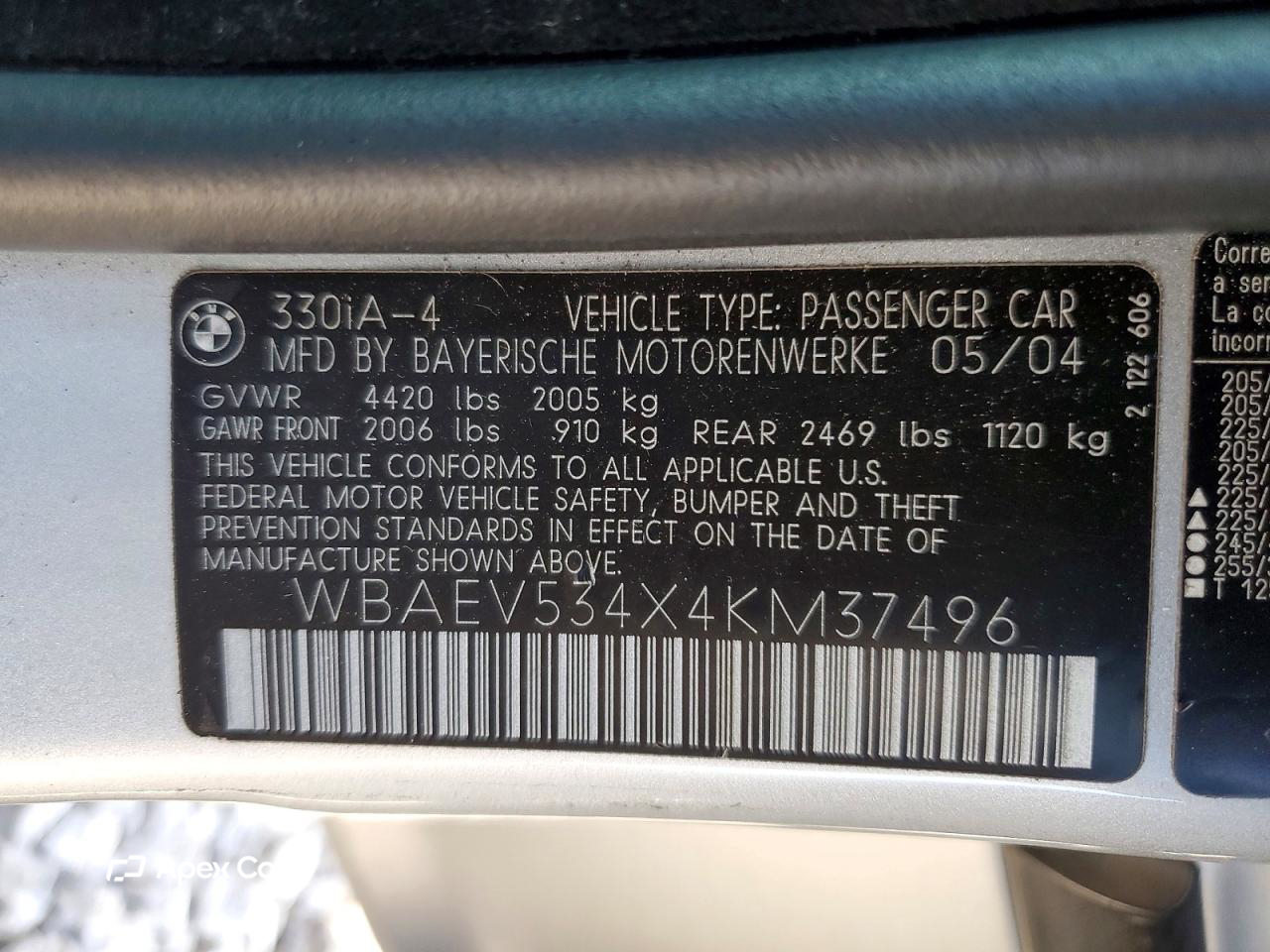 BMW Series 3 2004