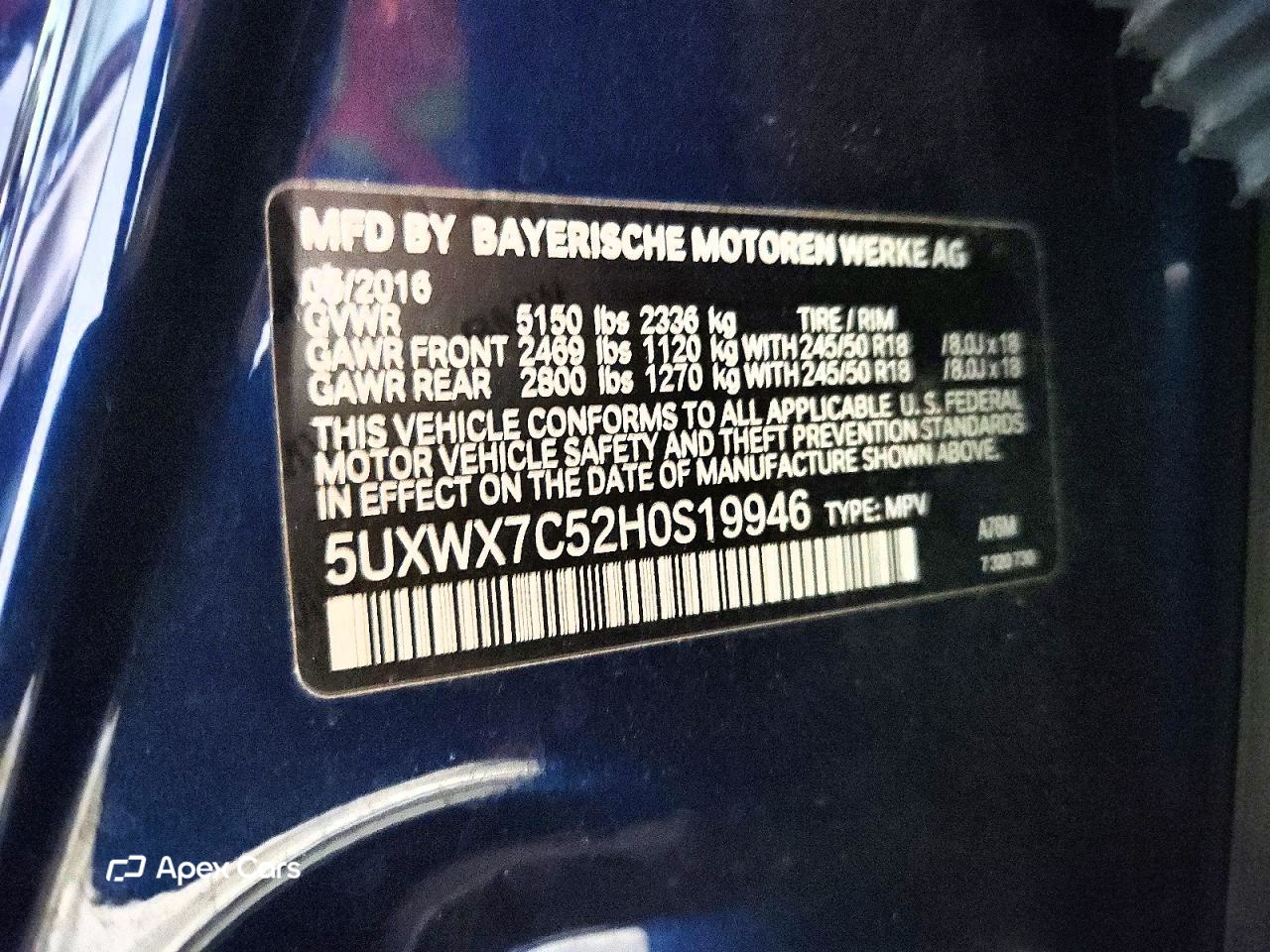 BMW X3 2017