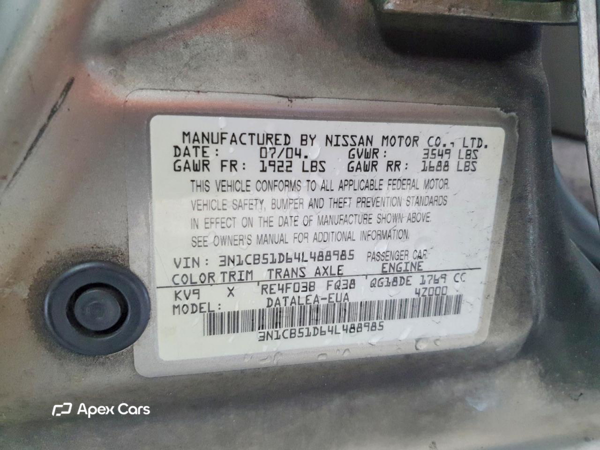 Nissan Sentra 2004