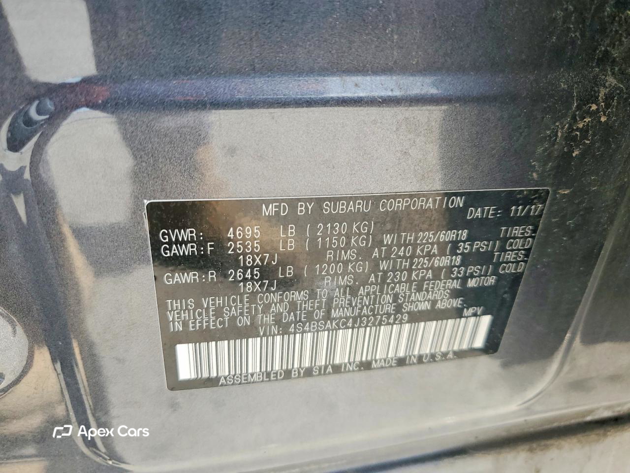 Subaru Outback 2018