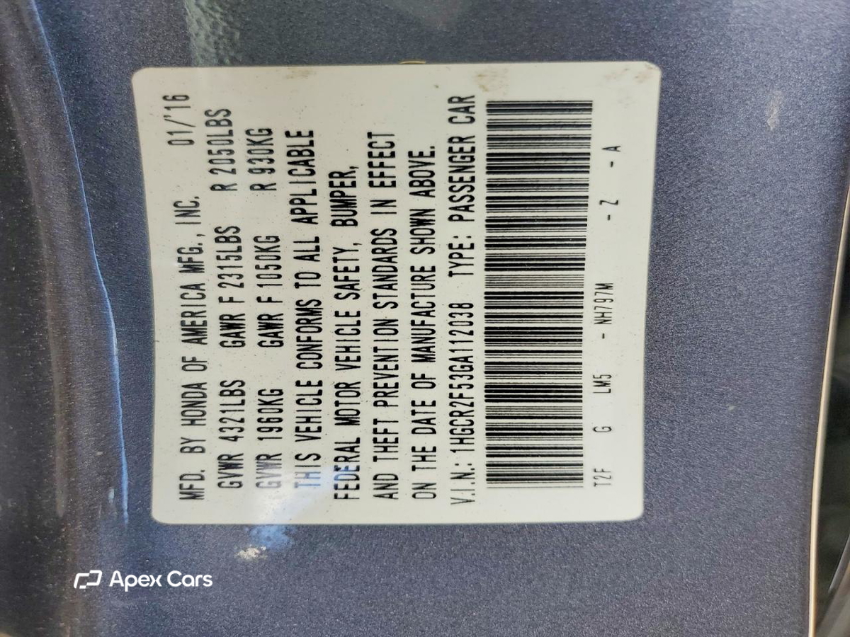 Honda Accord 2016
