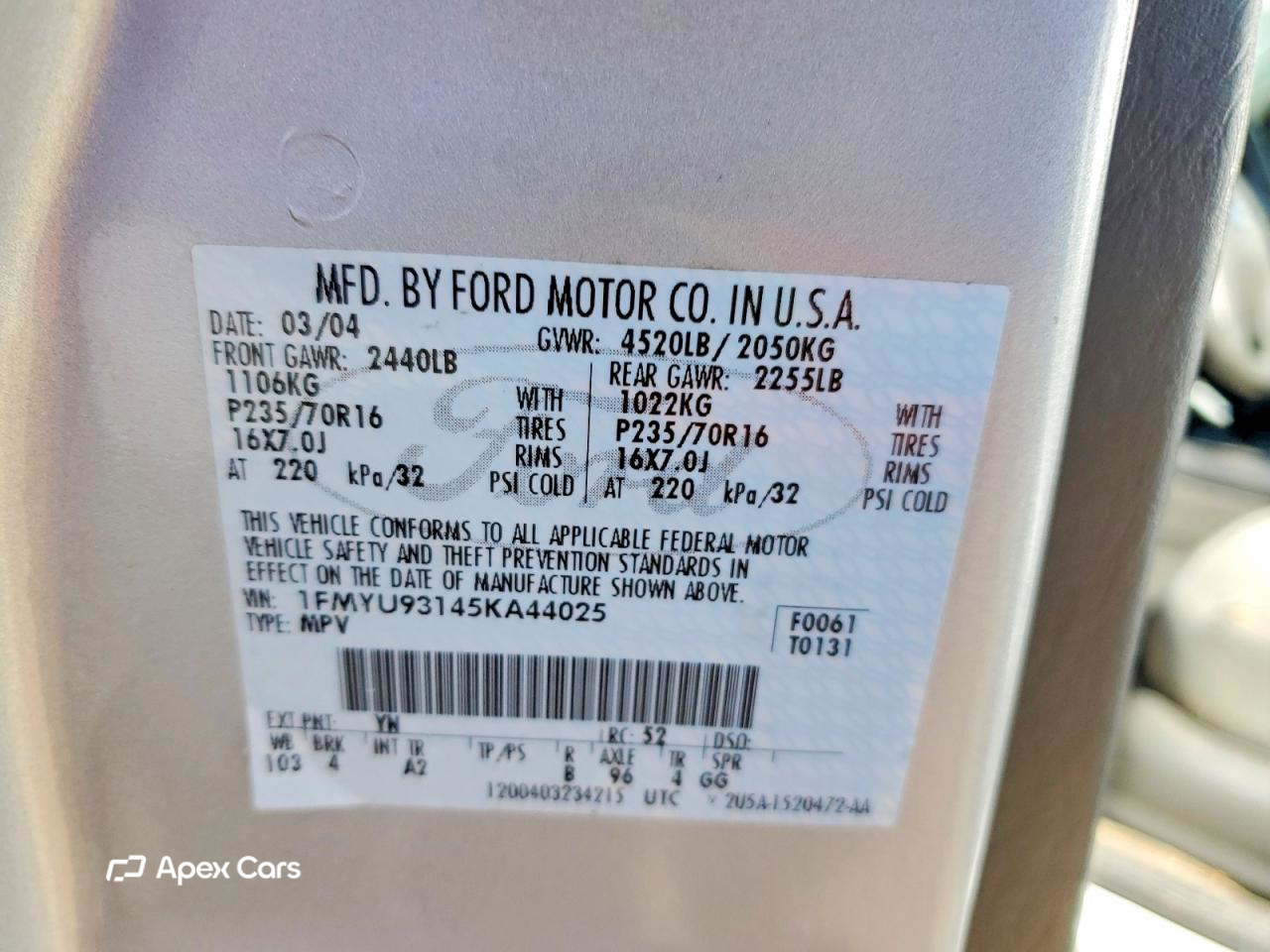 Ford Escape 2005
