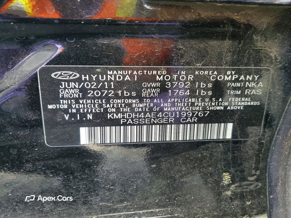 Hyundai Elantra 2012