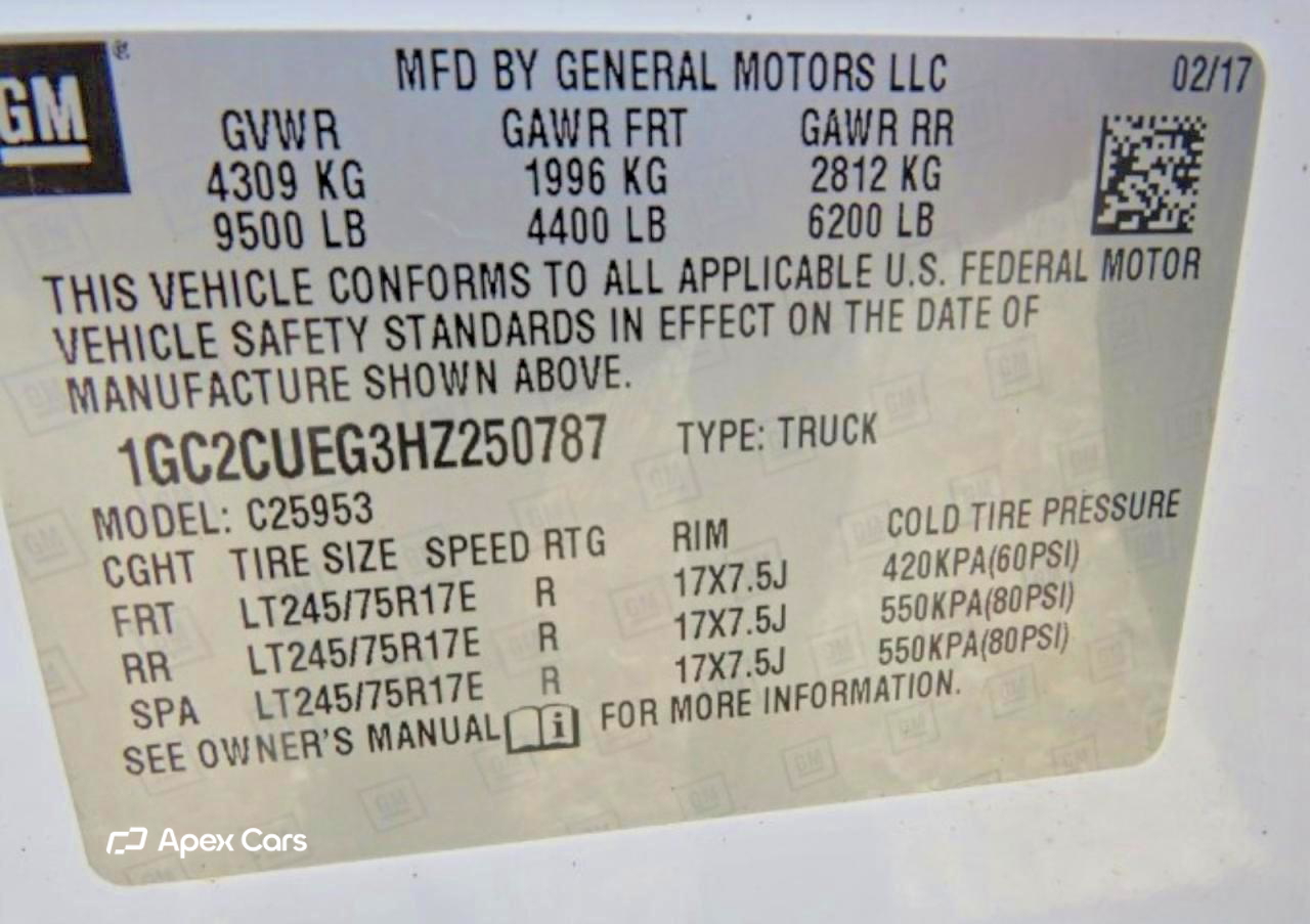 Chevrolet Silverado 2017
