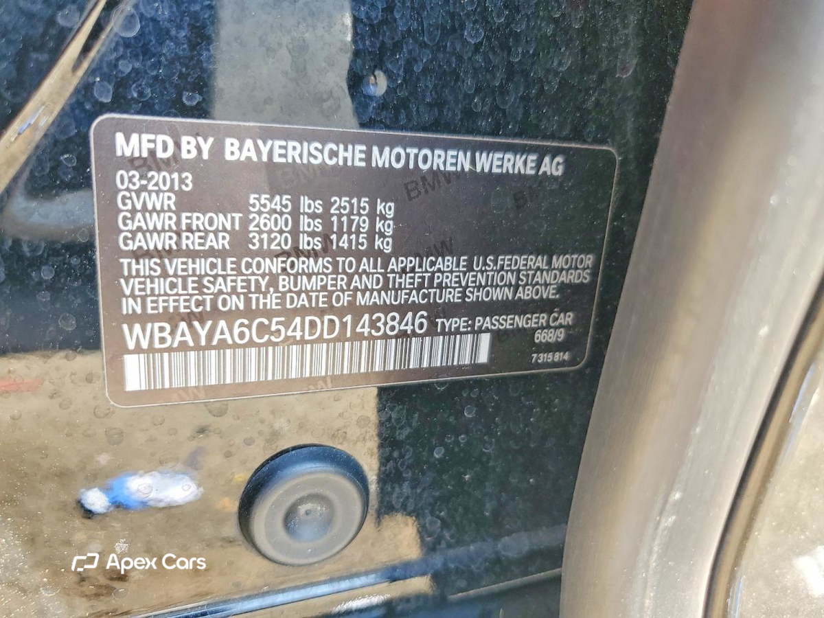 BMW Series 7 2013