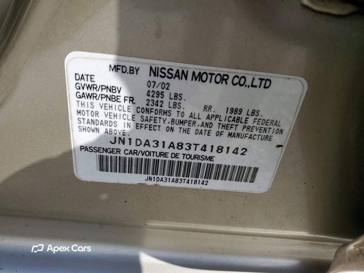 Nissan Maxima 2003