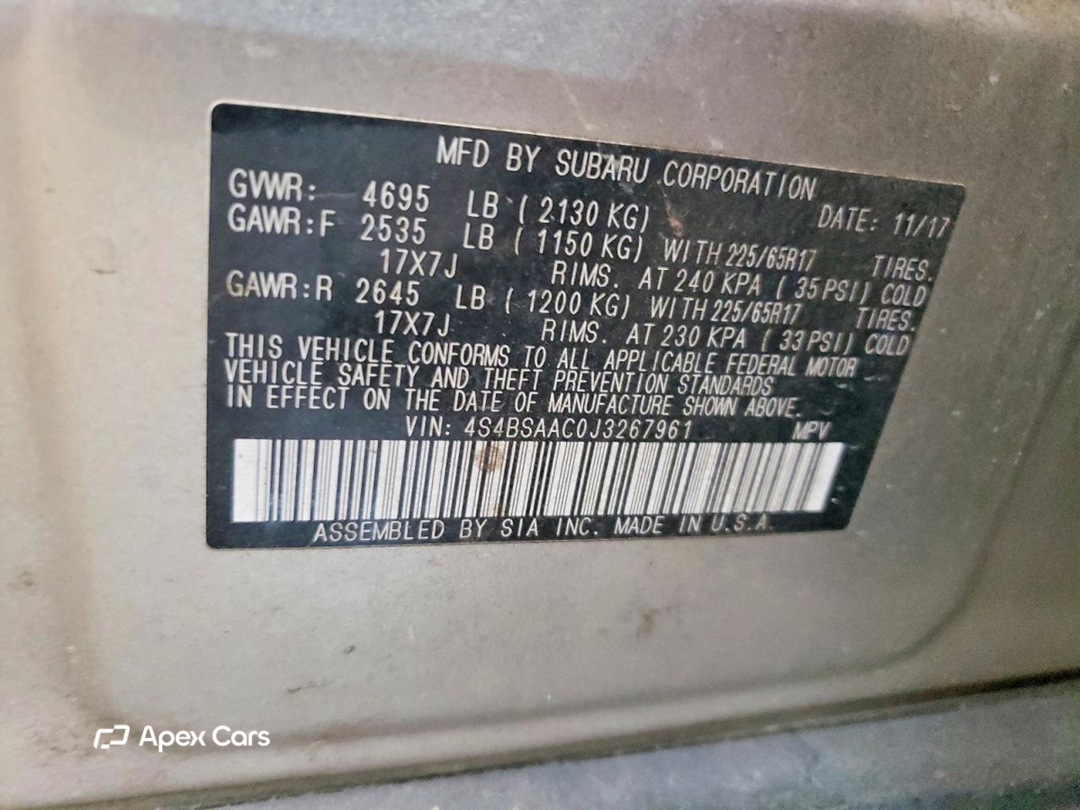 Subaru Outback 2018