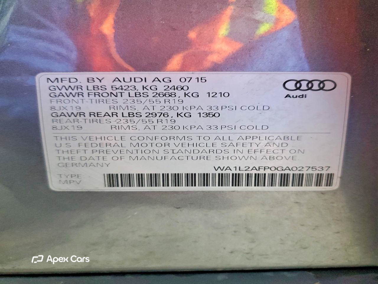Audi Q5 2016