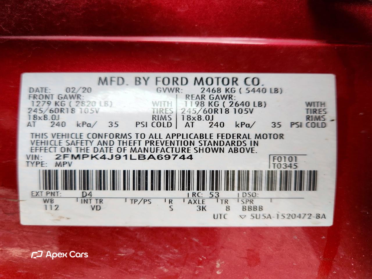 Ford Edge 2020