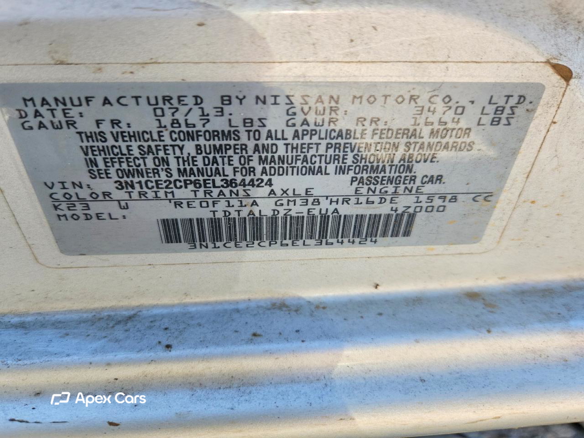 Nissan Versa 2014