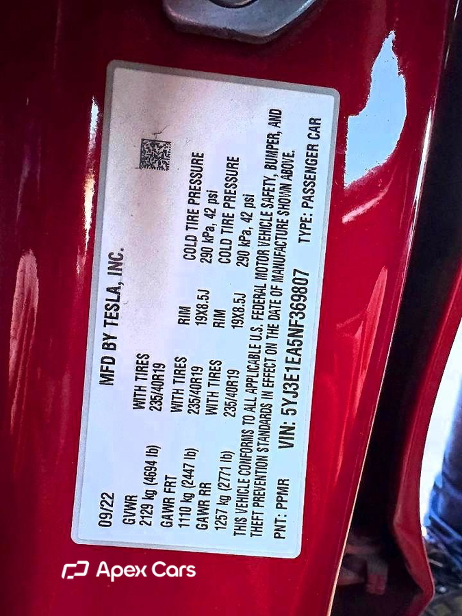 Tesla Model 3 2022