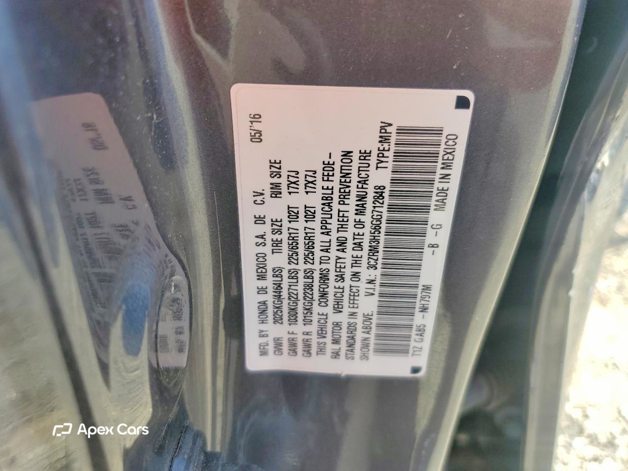 Honda CR-V 2016