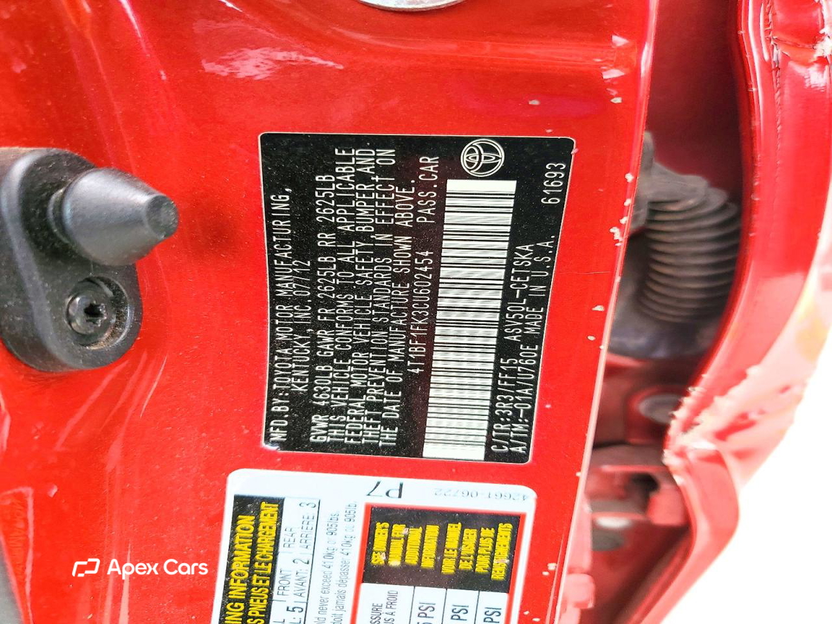 Toyota Camry 2012