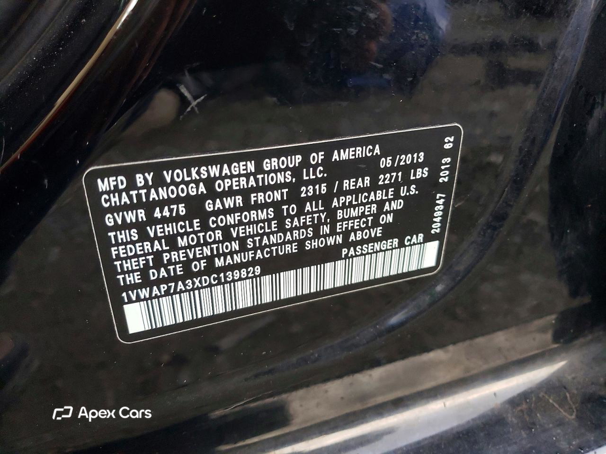 Volkswagen Passat 2013