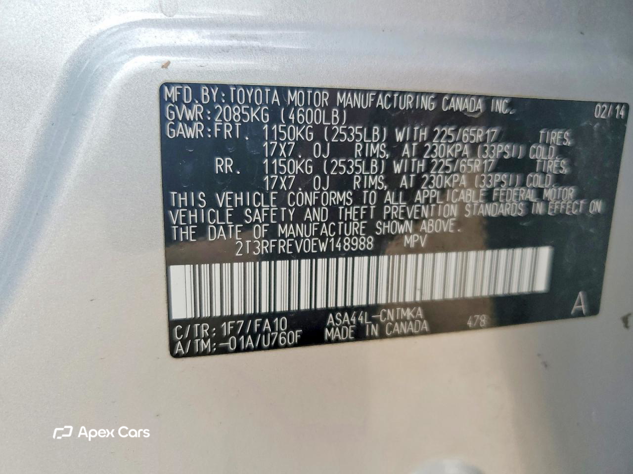 Toyota RAV 4 2014