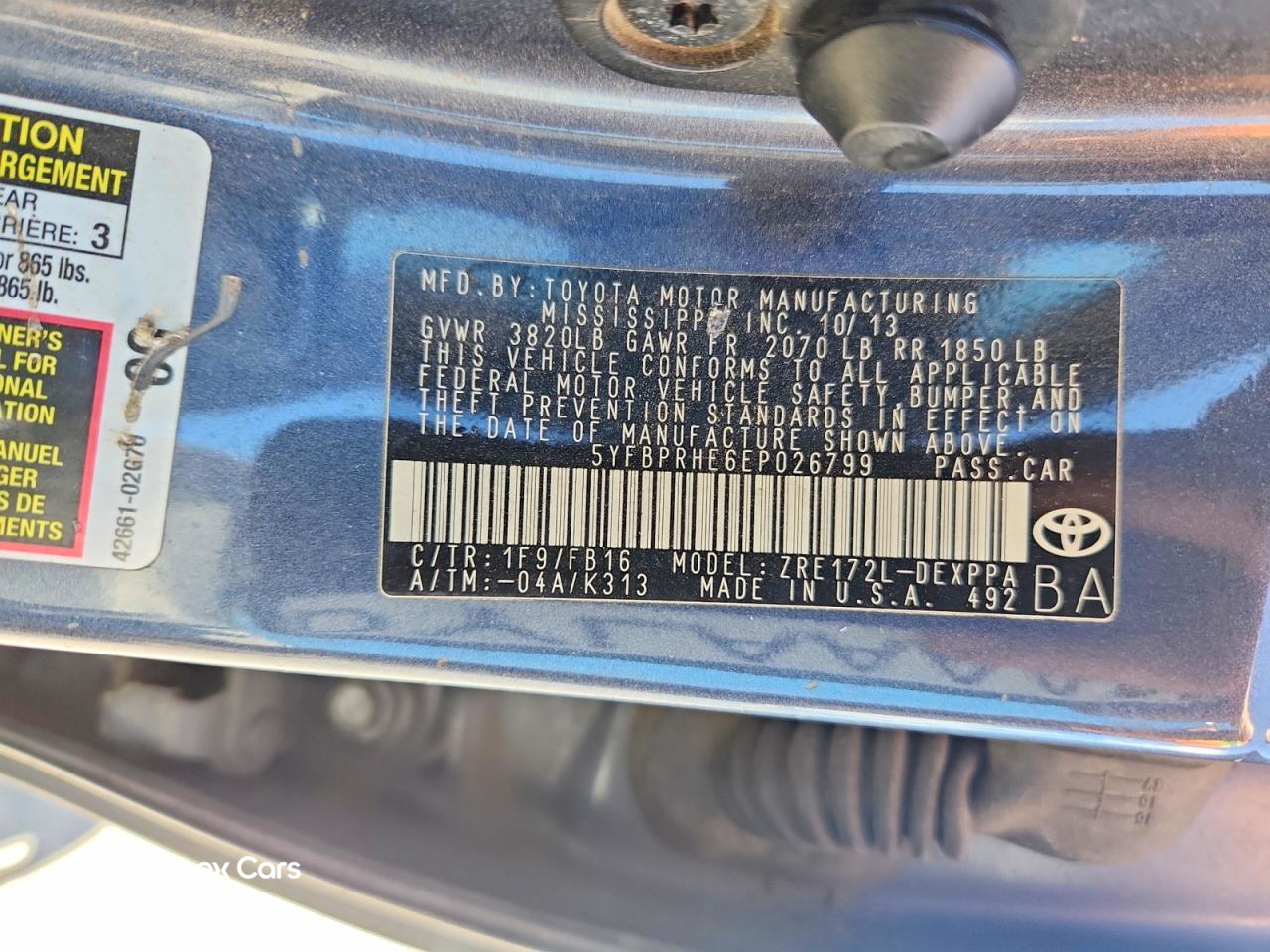 Toyota Corolla 2014