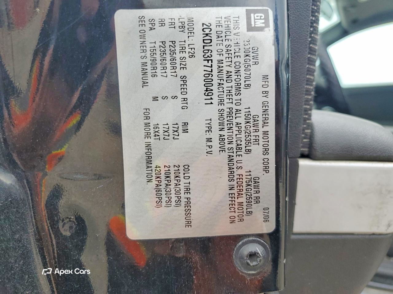 Pontiac Torrent 2007