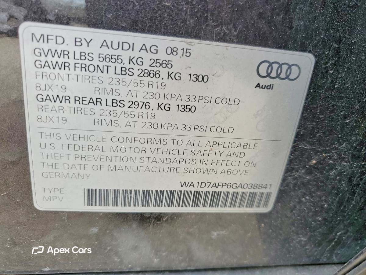 Audi Q5 2016