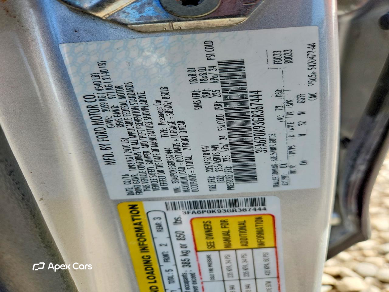 Ford Fusion 2016