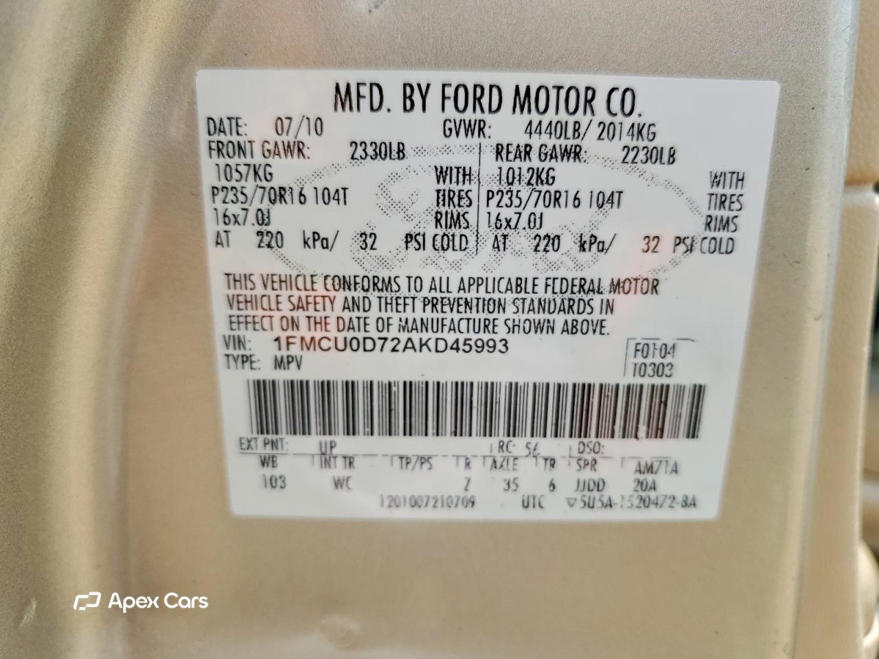 Ford Escape 2010