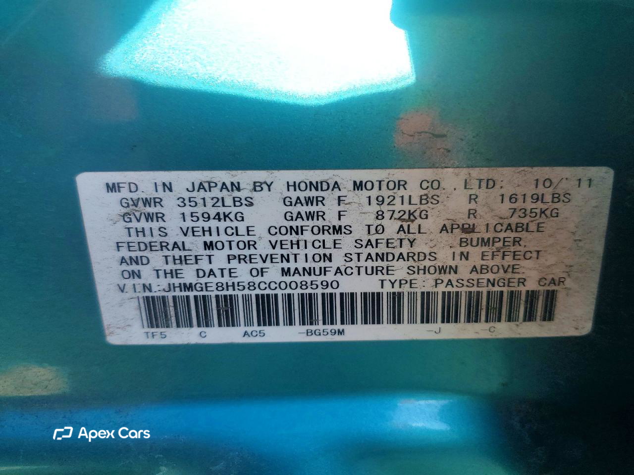 Honda Fit 2012