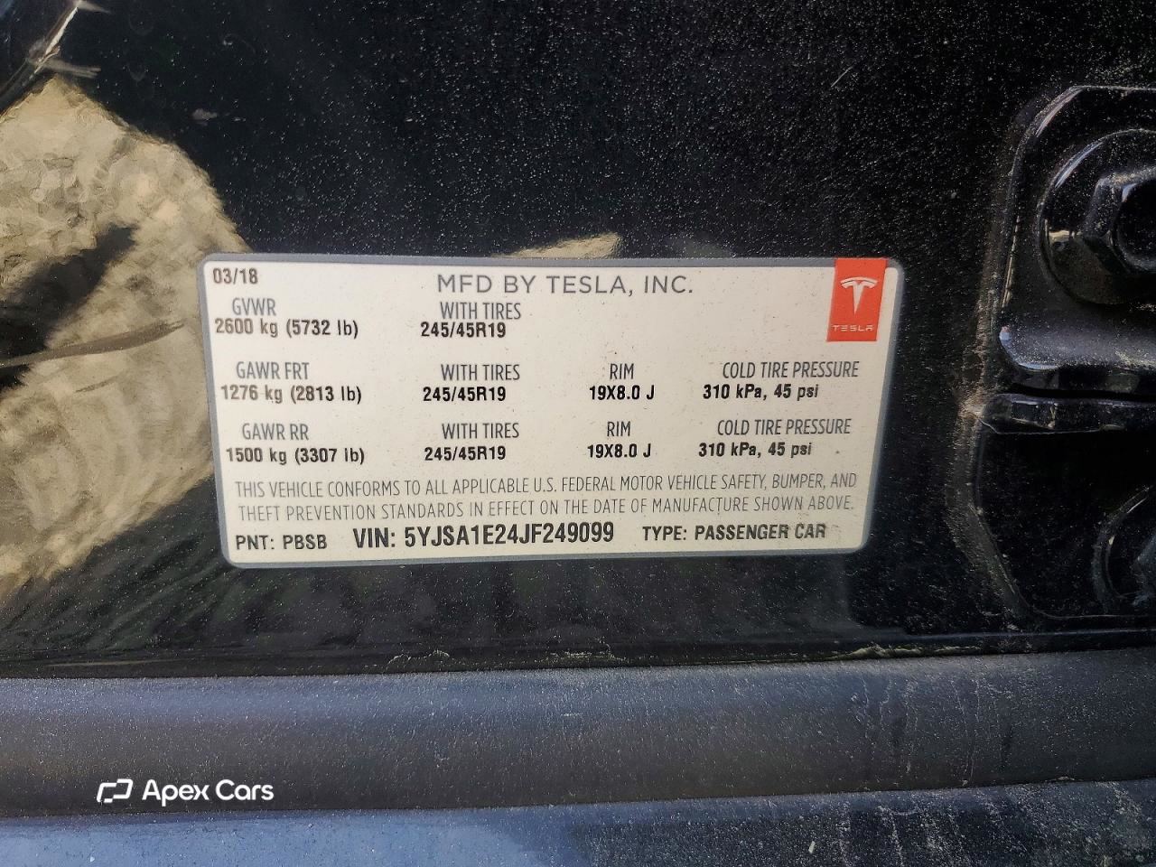 Tesla Model S 2018