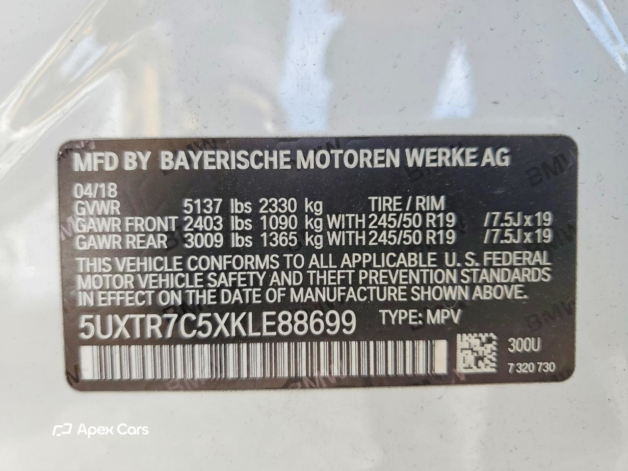 BMW X3 2019
