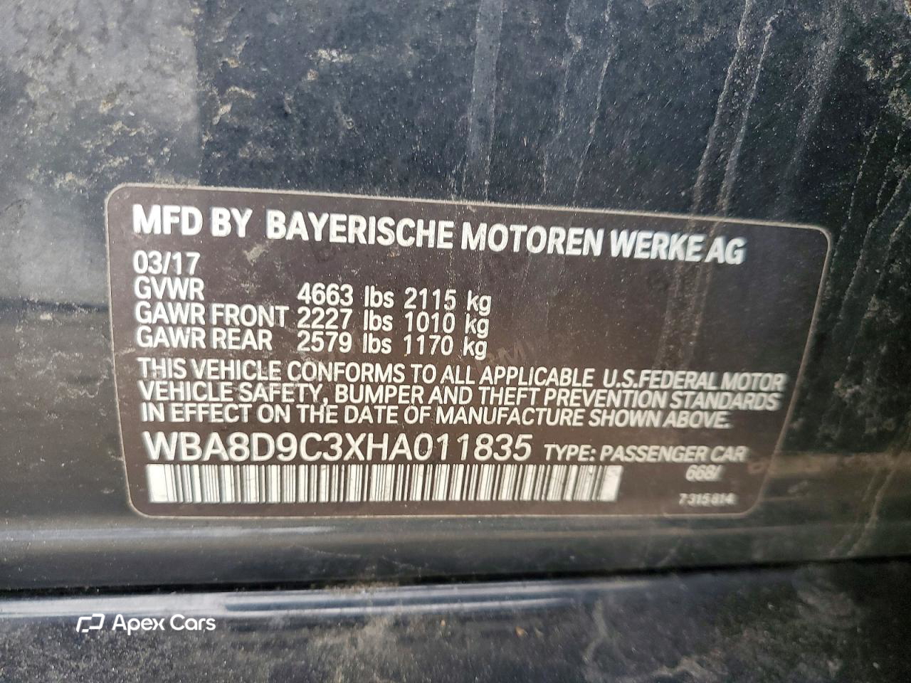 BMW Series 3 2017
