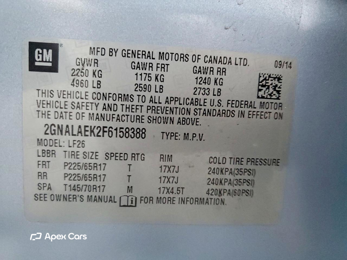 Chevrolet Equinox 2015